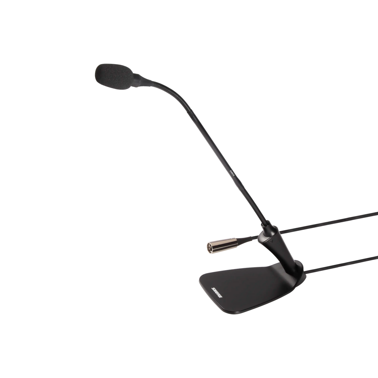 Shure CVG12D-B/C 12" Gooseneck Condenser Mic with Integrated Desktop Base Microphones Shure