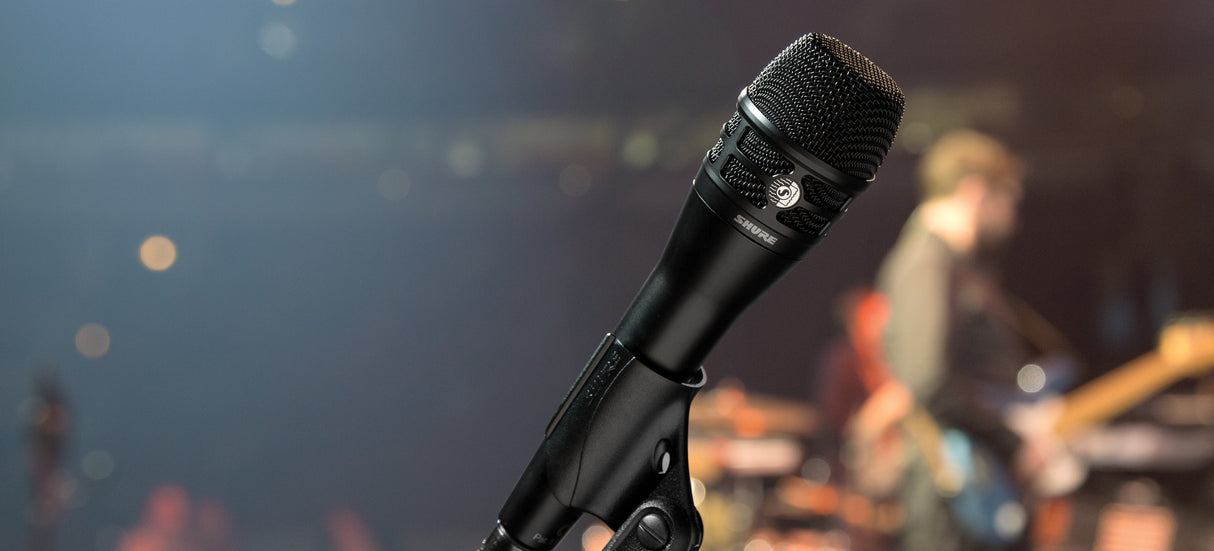 Shure KSM8/B Dualdyne Dynamic Handheld Vocal Microphone, Black Microphones Shure