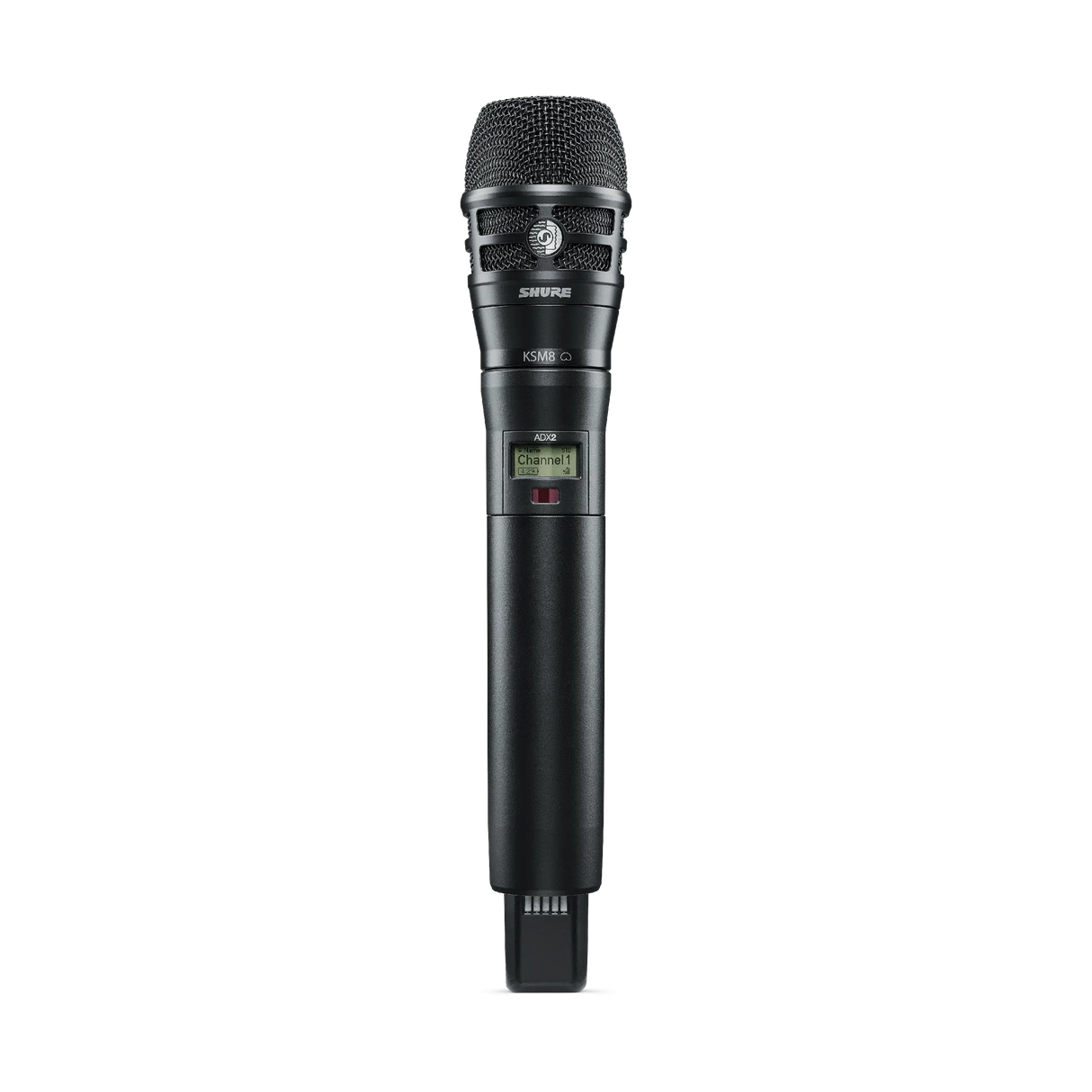 Shure ADX2/K8B Digital Handheld Wireless Microphone Transmitter with KSM8 Capsule (Black) Microphones Shure