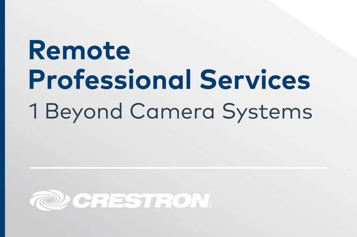1 beyond IV-PROSERVICE-1B Camera Systems Remote Professional Services 1 Beyond Crestron