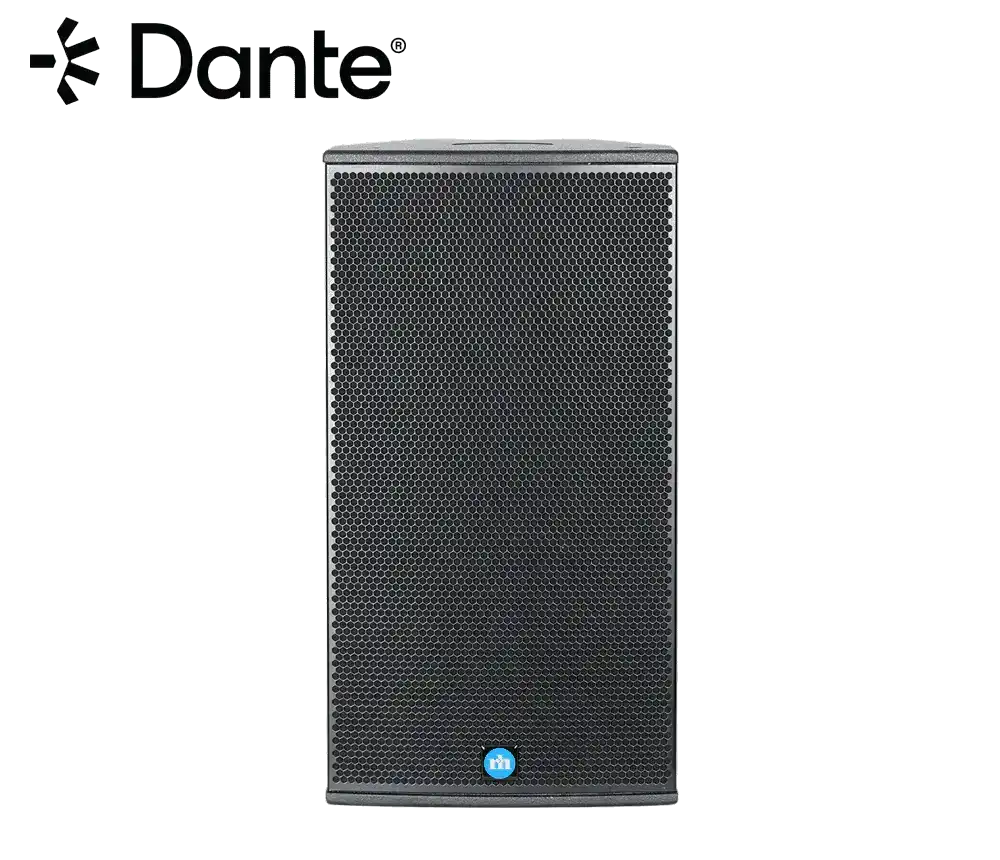 Renkus-Heinz TA121-RD 2-Way Loudspeaker 12" LF, 1" HF, powered with RHAON & Dante Redundant, SA1250-RD Amp Module Speakers Renkus-Heinz