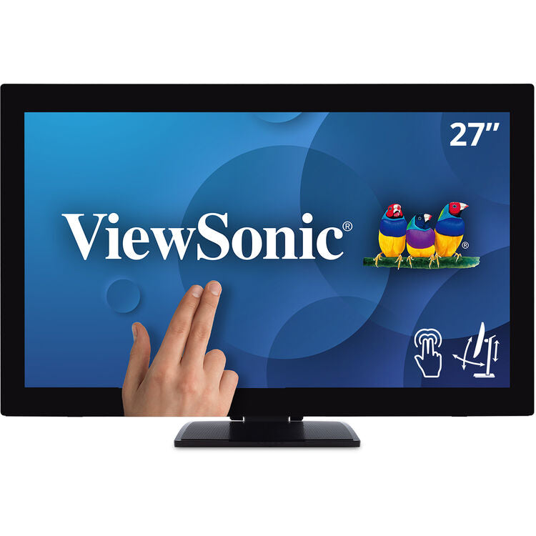 ViewSonic TD2760 27″ 10‑Point Multi‑Touch Monitor – 1080p, Ergonomic Stand ViewSonic