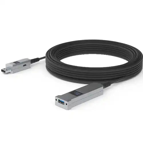Huddly 7090043790436 USB-A 3.0 Male to Female AOC Extension Cable (49') Audio & Video Cables Huddly