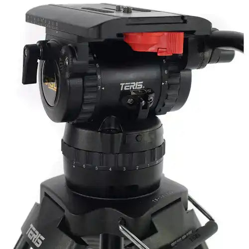 Teris TS150CF-Q Fluid Head & Tripod Kit, Carbon Fiber Tripods Teris