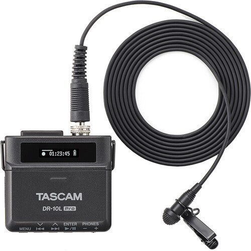 Tascam DR-10L PRO Field Recorder and Lavalier Microphone