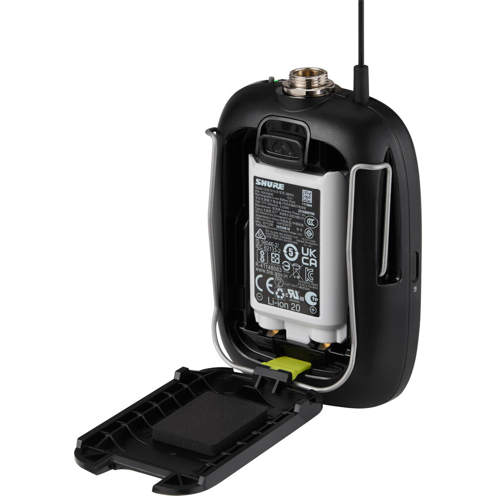 Shure SLXD1+=-G57 SLXD1+ Digital Wireless Bodypack Transmitter (G57: 470 to 608 MHz) Microphnes Shure