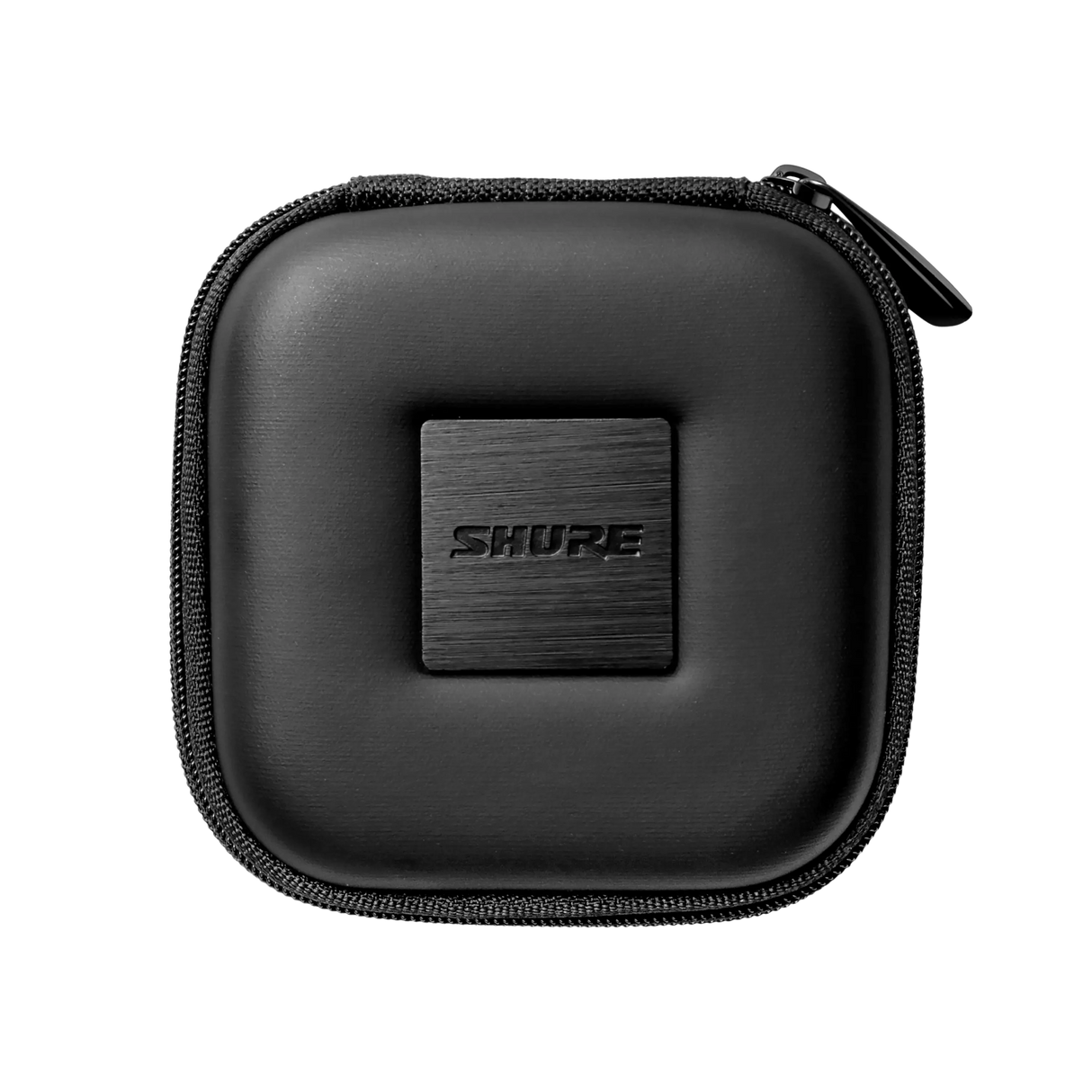 Shure EASQRZIPCASE-BLK Square Zipper Earphone Pouch-Black Microphones Shure