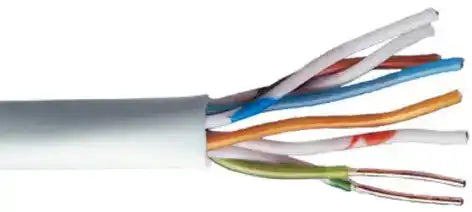 Liberty AV 24-4P-P-L6-EN-WHT 1000' White Category 6 U/UTP EN Series 23 AWG 4 Pair Unshielded Cable Reel Networking Cable Liberty AV