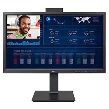 LG 24CQ651N-6P – 24" 1920X1080 IPS Panel, 250 nit Desktop Monitors LG Electronics