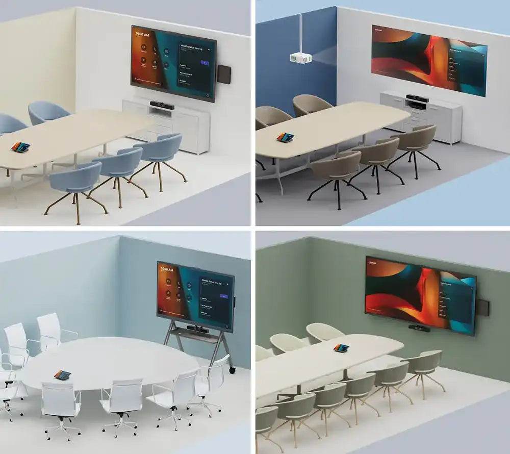 ViewSonic TeamJoin UMB202 4K Video Bar System for Microsoft Teams Rooms Video Conferencing ViewSonic