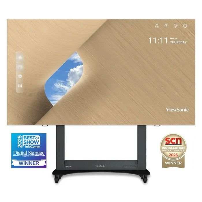 ViewSonic LDS138-151 Foldable 138" All-in-One Mobile Direct View LED Display Displays ViewSonic