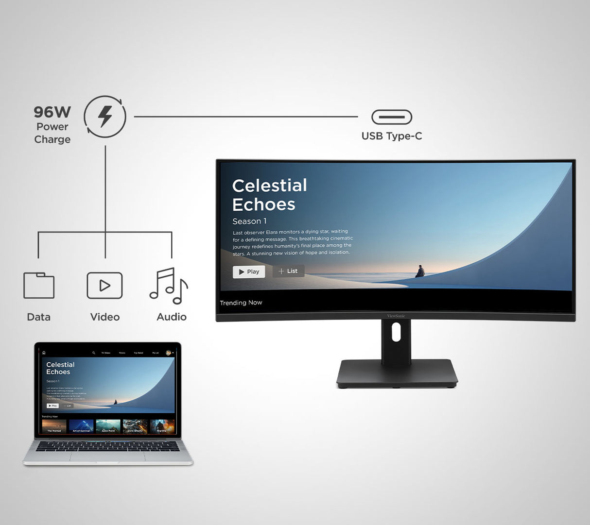 ViewSonic VG3409C – 34-Inch Ultrawide Curved WQHD Ergonomic Monitor Computer Monitors ViewSonic