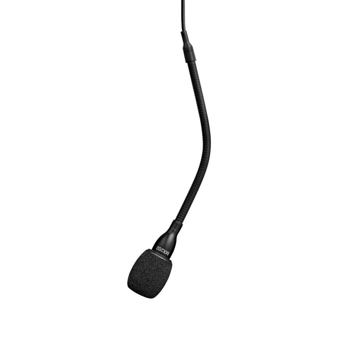 Shure MX202B/N Microflex Overhead Condenser Microphone Black No Cartridge Microphones Shure