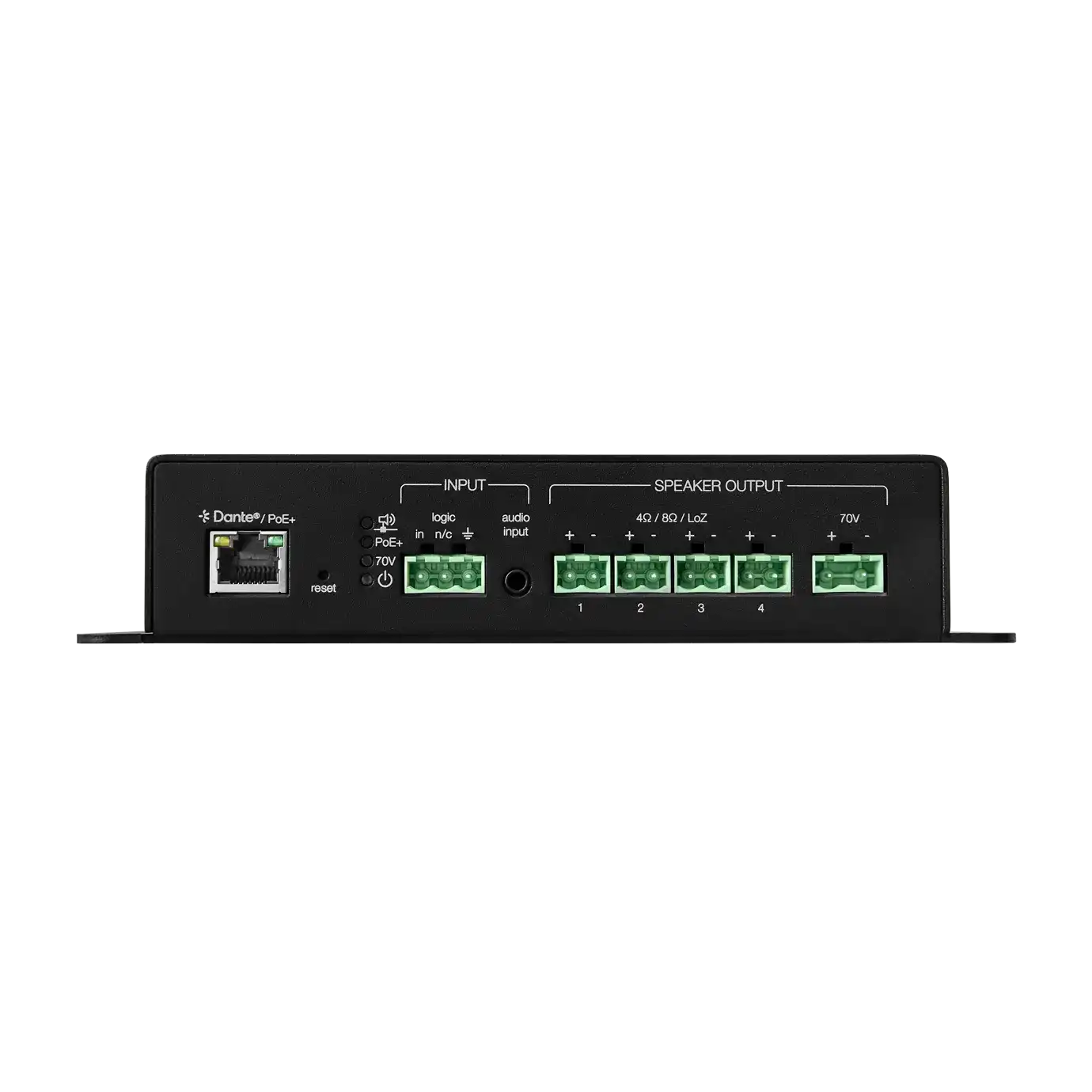 Shure MXN-AMP PoE+ Microflex Powered Multichannel Amplifier Audio Amplifiers Shure