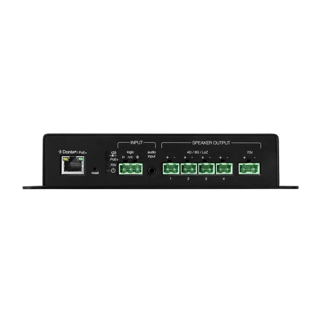 Shure MXN-AMP PoE+ Microflex Powered Multichannel Amplifier Audio Amplifiers Shure