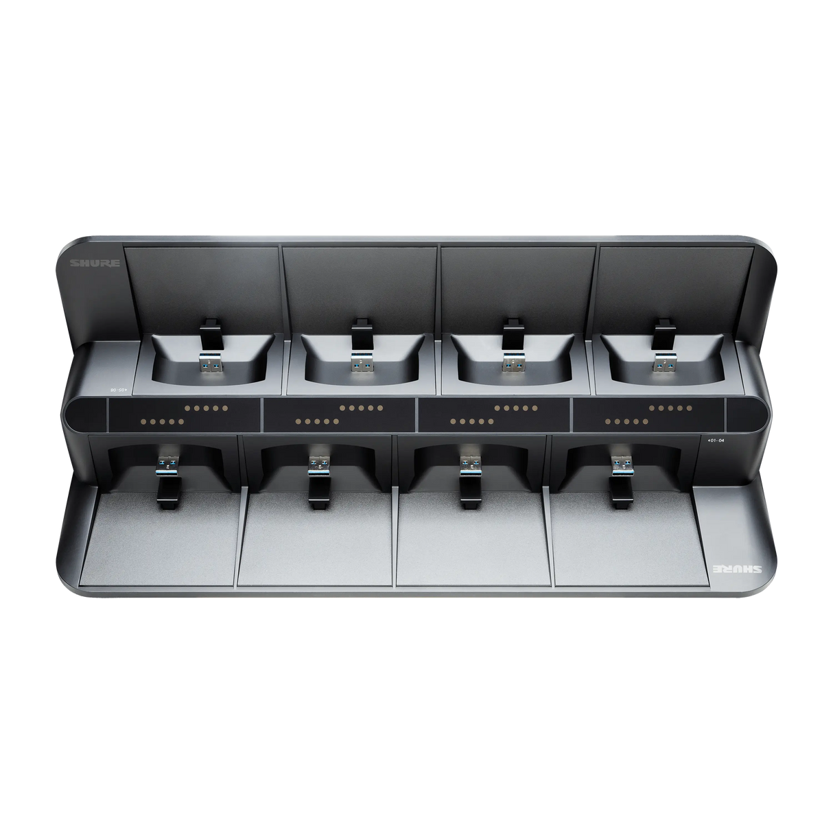 Shure SBC850-US 8-Bay Networked Charging Station with Power Supply Battery Shure