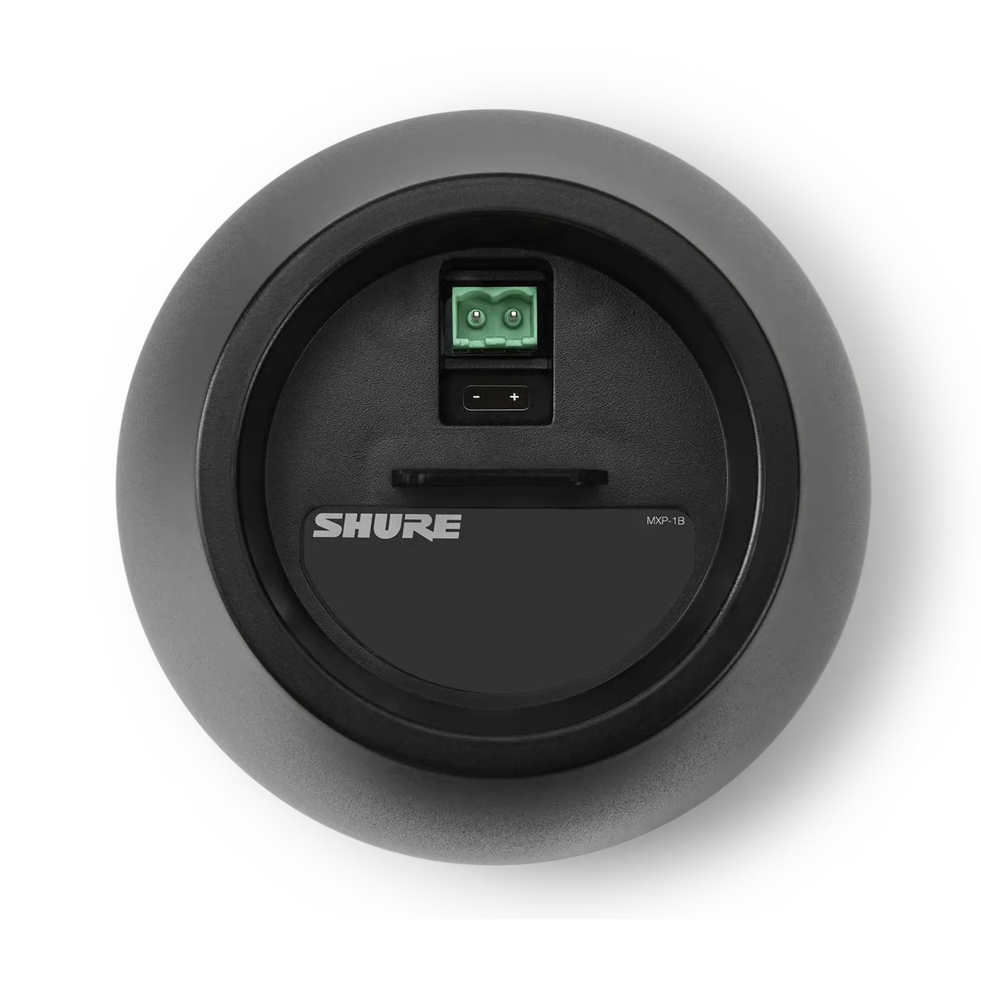 Shure MXP-1 Microflex Mini Pendant Passive Loudspeaker, black MXP-1B Speakers Shure