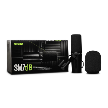 Shure SM7dB and Boom Arm SM7dB and Boom Arm Bundle Microphones Shure