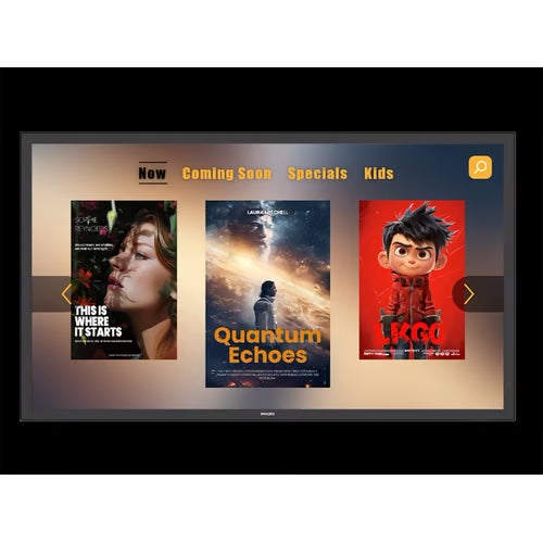 Philips 43BDL3751T/00 43" Commercial 18/7 Display, 10-point PCAP touch, UHD 3840x2160 Displays Philips