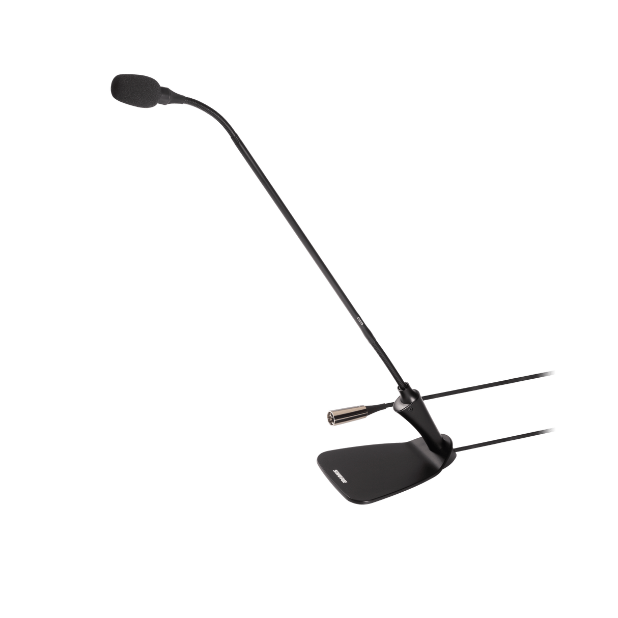 Shure CVG18D-B/C 18" Gooseneck Condenser Mic with Integrated Desktop Base Microphones Shure
