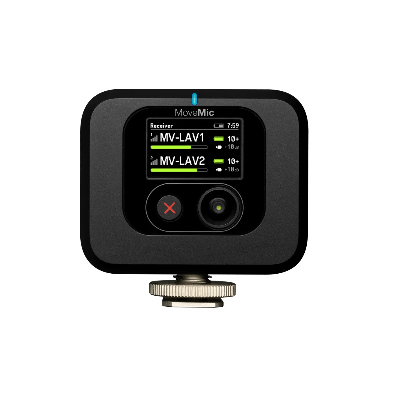 Shure MV-R-Z7 MoveMic Wireless Microphone Receiver for Cameras & Mobile Devices Microphones Shure