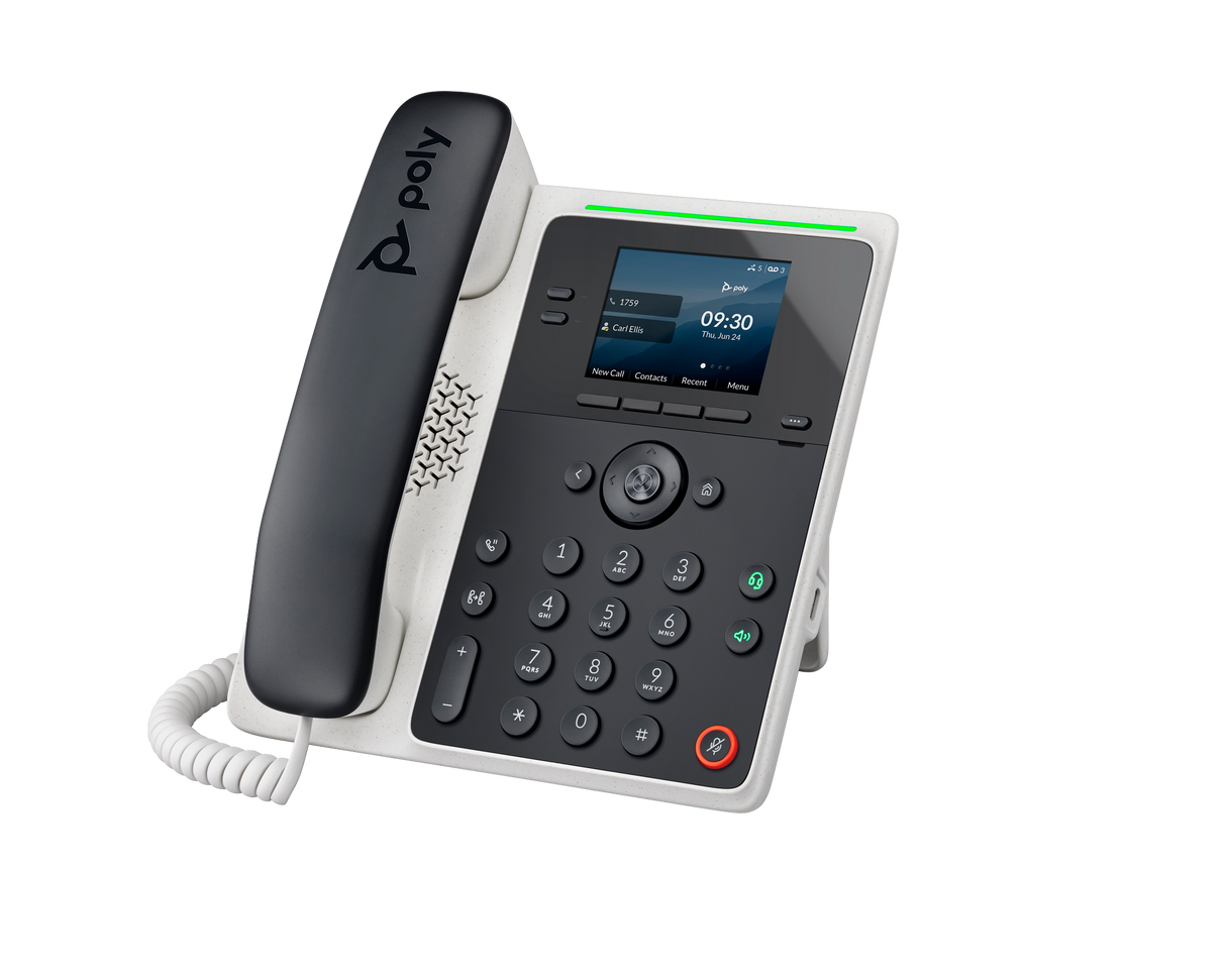 Poly Edge E100 IP Phone and PoE-enabled GSA/TAA Poly Voice Poly