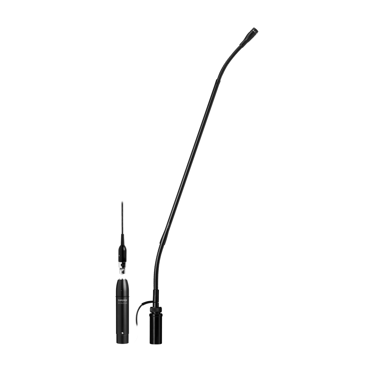 Shure A412B Accessory base for Microflex® Gooseneck Microphones, 10´ Attached XLR Cable Microphones Shure