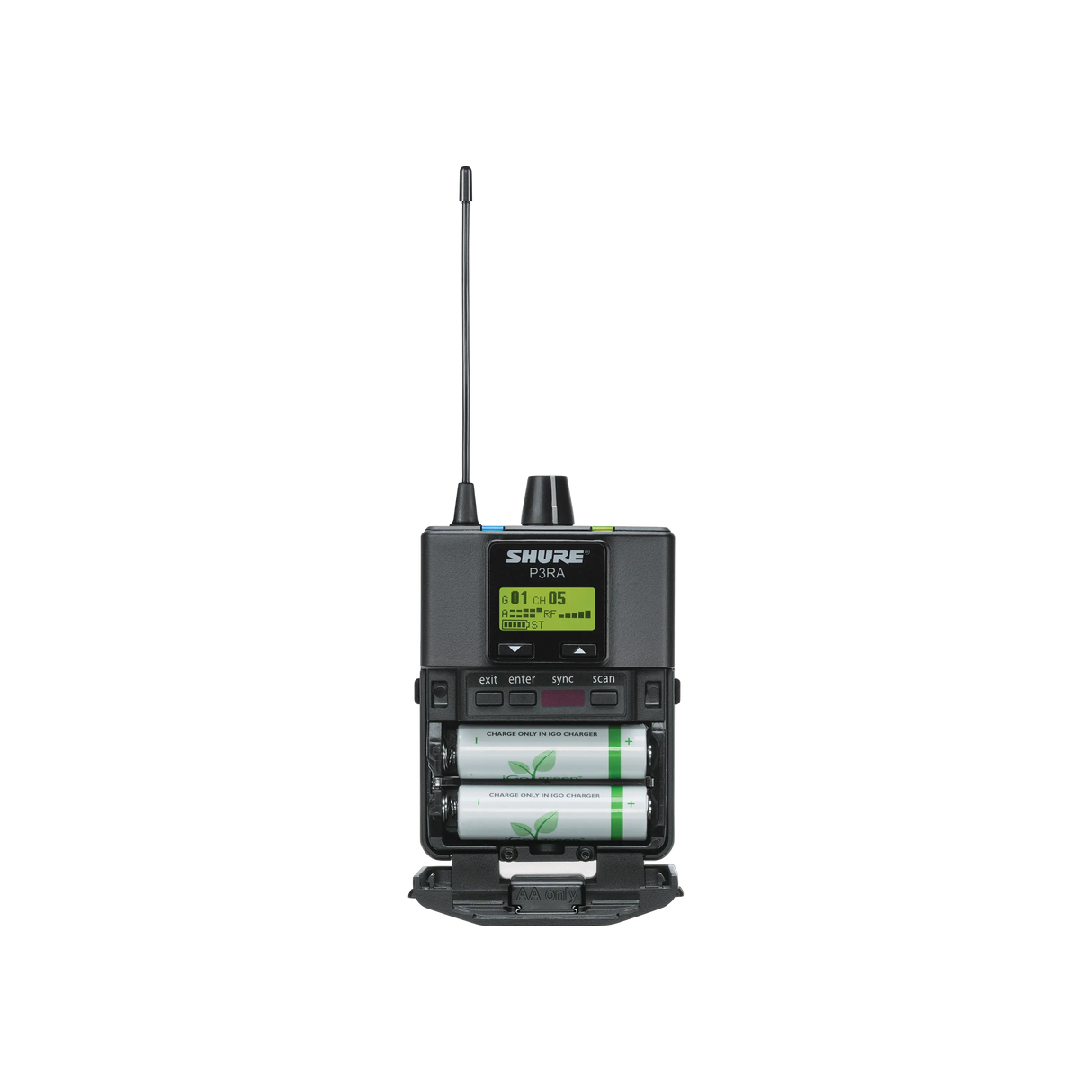 Shure P3RA Bodypack Receiver for PSM300 Systems Microphones Shure