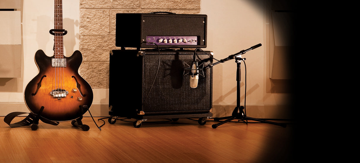Shure KSM44A/SL Multi-Pattern, Large Diagphragm, Side-Address Condenser Studio Microphone (Cristal) Microphones Shure
