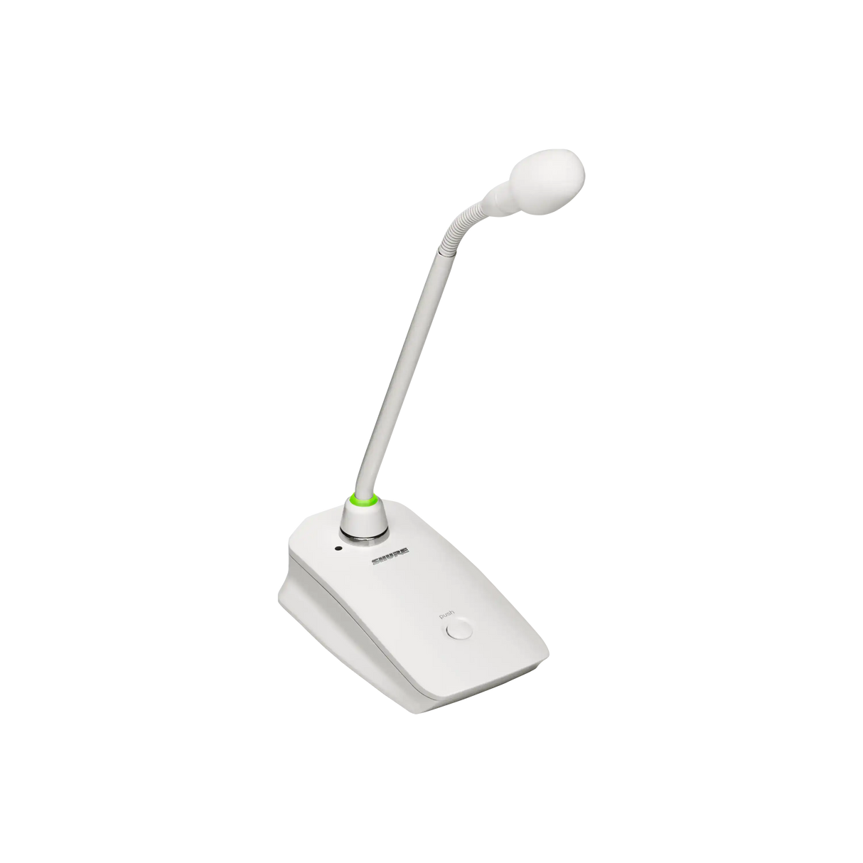 Shure MXW8W=-Z10 Desktop Gooseneck Base Transmitter (White) Microphones Shure