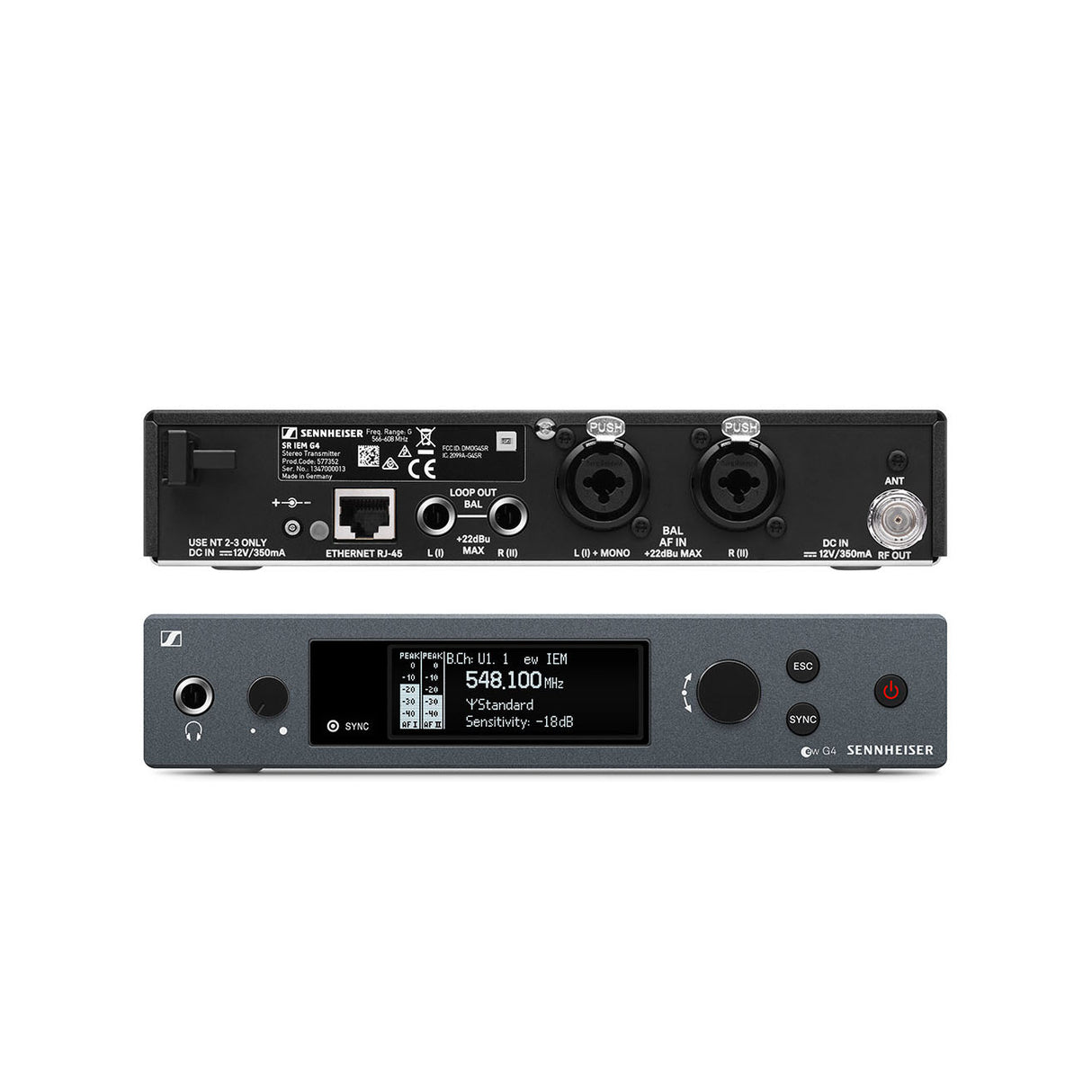 Sennheiser EW IEM G4 – Wireless In-Ear Monitor System Microphones Sennheiser