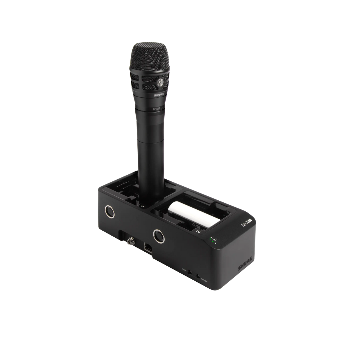 Shure SBC240 Two-Bay Networked Docking Charger (No Power Supply) Microphones Shure