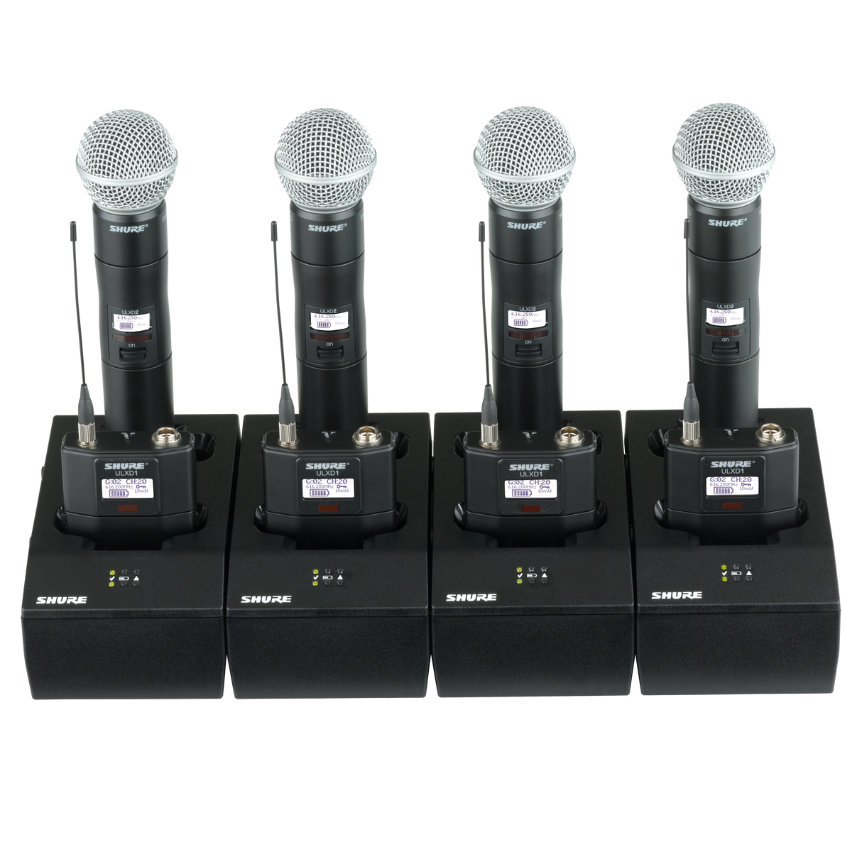 Shure SBC200-US Dual Docking Charger with PS45US Power Supply Battery Shure