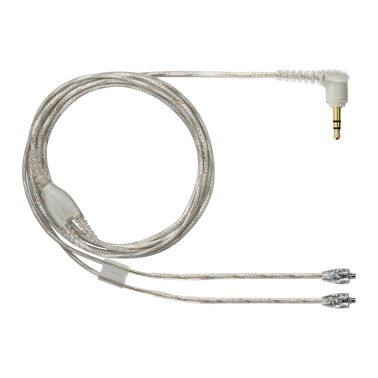 Shure EAC46CLS Detachable Cable 46" (Clear w/Sliver MMCX) Microphones Shure