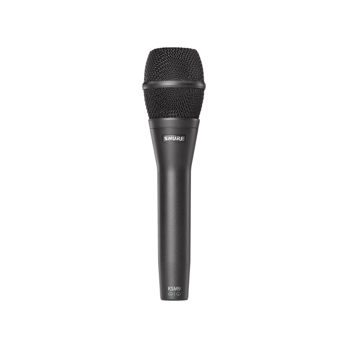 Shure KSM9/CG Dual Pattern (Cardiod/Supercardiod) Condenser Handheld Vocal Microphone (Charcoal) Microphones Shure
