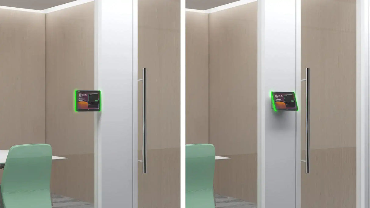 Yealink RoomPanel Plus E2 10-inch Scheduling Panel, Black Room Reservation Yealink