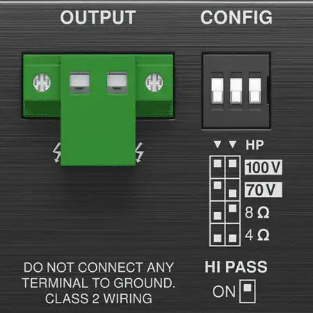 Lab Gruppen CA2401 240W Commercial Amplifier with Energy Star Certification Audio Amplifiers Lab Gruppen
