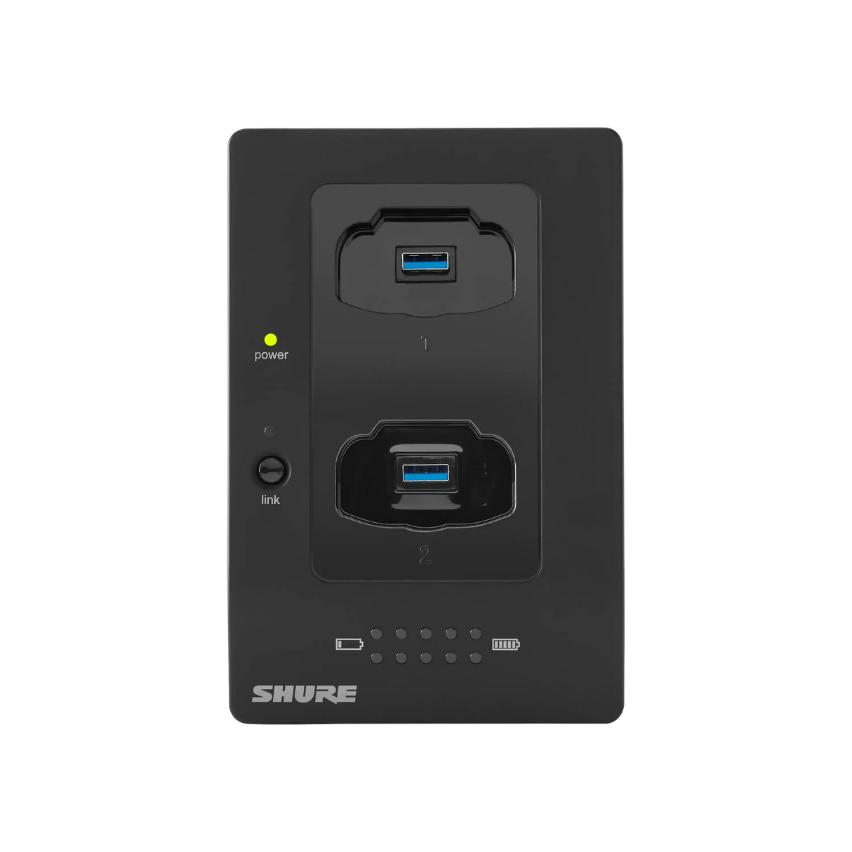 Shure MXWAPT4 4-Channel Access Point Transceiver - MXWAPT4=-Z10 Microphones Shure