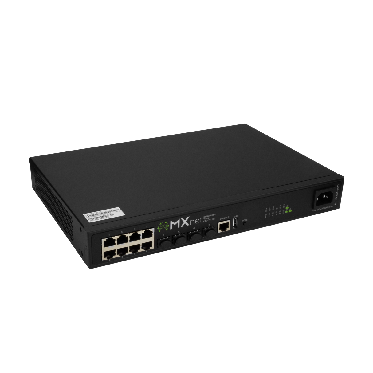 AVPro Edge AC-MXNET-SW8P – 8-Port MXnet AV-over-IP Switch Networking AVPro Edge