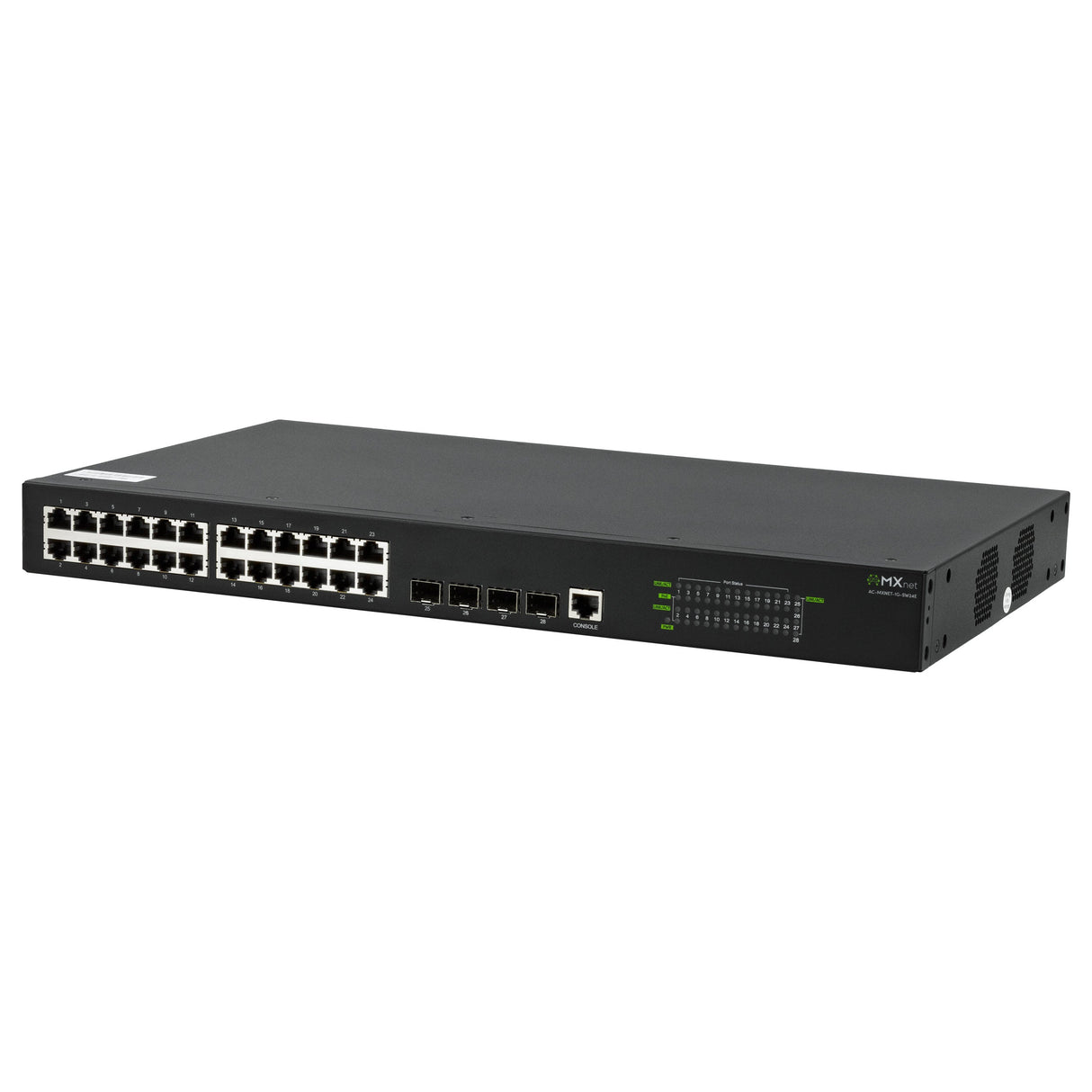 AVPro Edge AC-MXNET-SW24E - 24-Port PoE+ MXnet AVoIP Switch Networking AVPro Edge