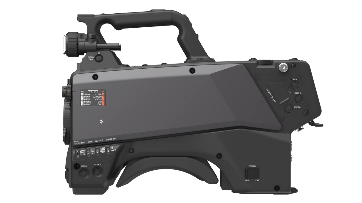 Panasonic AK-UCX100 4K Studio Camera with superior flexibility and futureproof IP Broadcast Panasonic