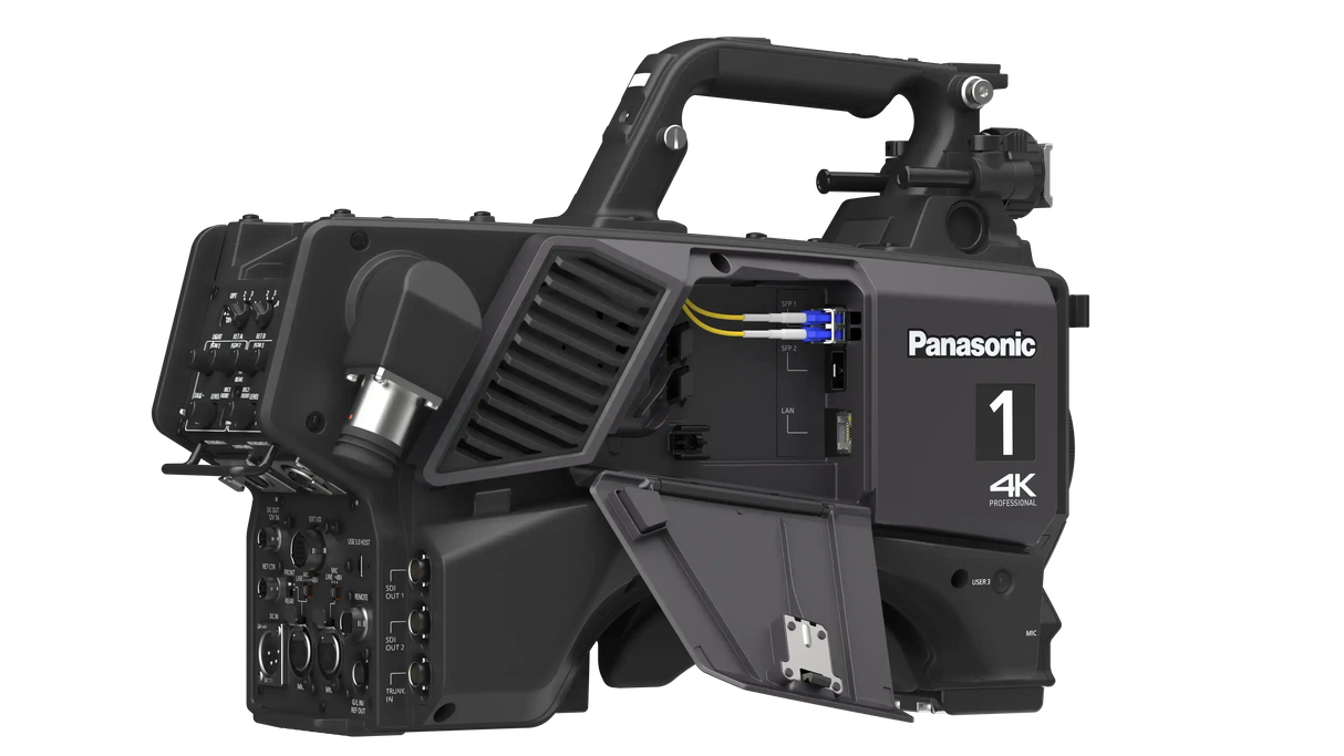 Panasonic AK-UCX100 4K Studio Camera with superior flexibility and futureproof IP Broadcast Panasonic