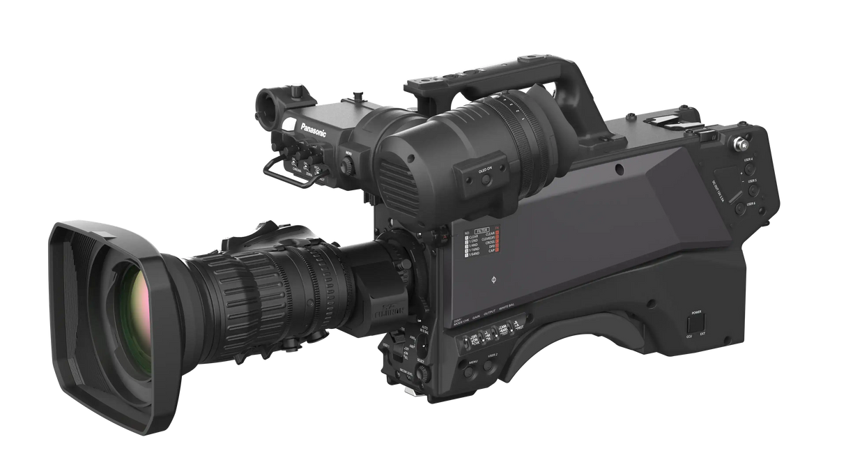 Panasonic AK-UCX100 4K Studio Camera with superior flexibility and futureproof IP Broadcast Panasonic