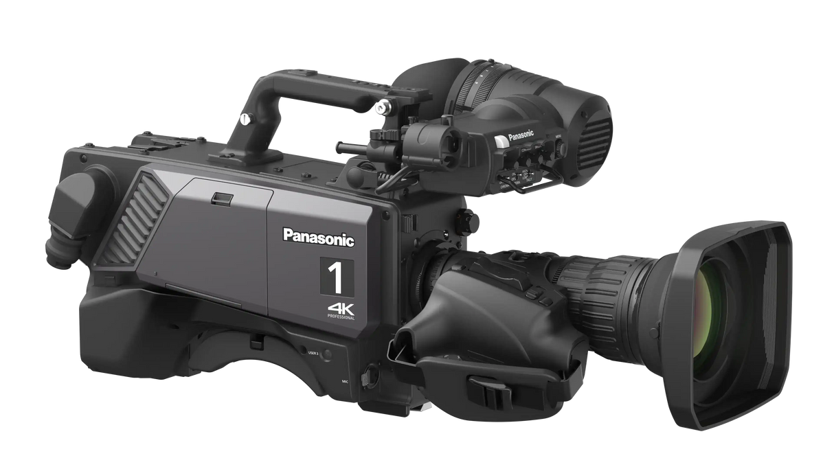 Panasonic AK-UCX100 4K Studio Camera with superior flexibility and futureproof IP Broadcast Panasonic