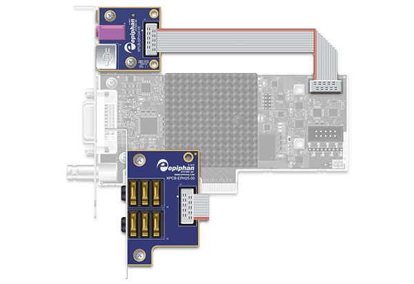 Epiphan DVI2PCIe AV Kit Optional AV kit for extended DVI2PCIe Duo functionality Video Streaming Epiphan