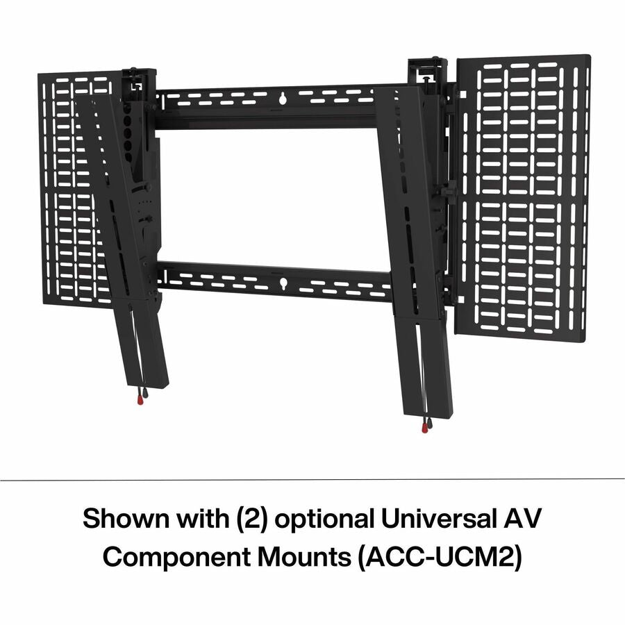 Peerless-AV STS650 scissor wall mount folded flush against wall