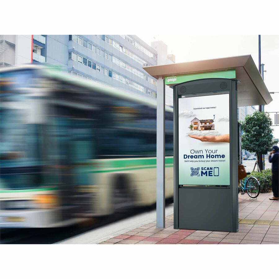 Peerless-AV KOP55XHB-A Smart City Kiosk rear view