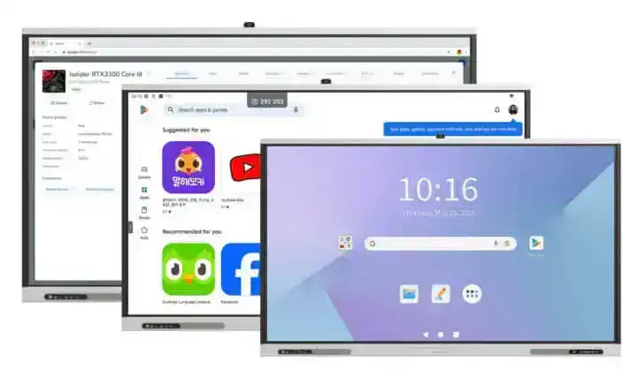 Avocor A Series AVA-7520 75" UHD 4K Touchscreen Commercial Monitor Interactive Displays Avocor