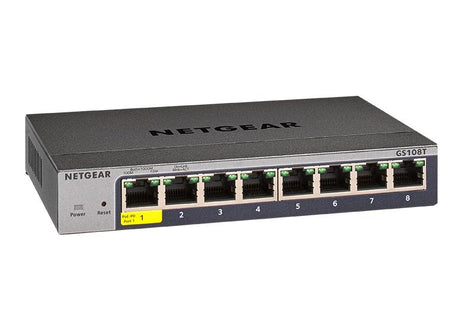 Netgear 8-Port Gigabit Ethernet Smart Switch with Cloud Management Networking Netgear
