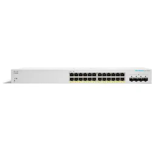 Cisco CBS220-24P-4G 24-Port Gigabit PoE+ Compliant Managed Network Switch with SFP Networking Cisco